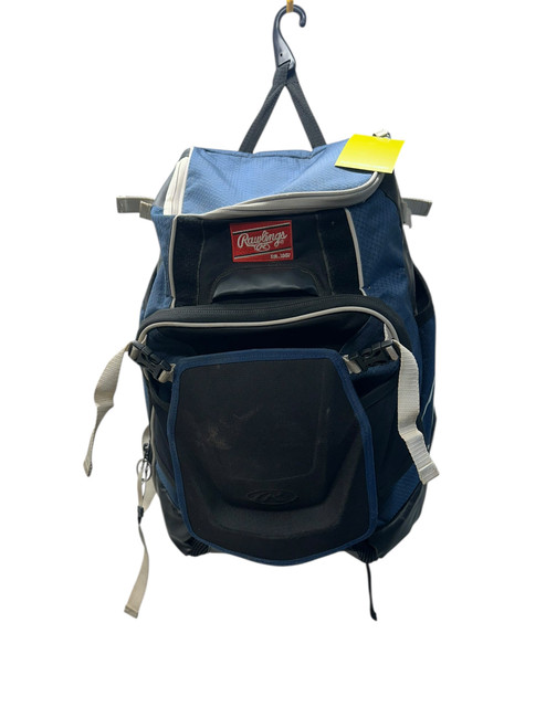 Vist Large View of Product Image Which is Used Rawlings BACKPACK BB/SB Player Backpack Navy Blue