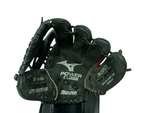 Vist Large View of Product Image Which is Used Mizuno Prospecty GPP 1000Y 3RD Youth Baseball Glove T-ball Black 10"
