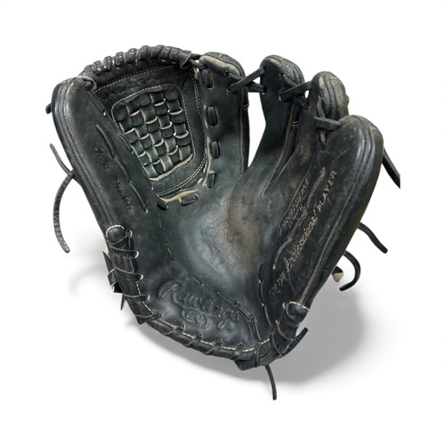 Vist Large View of Product Image Which is Used Rawlings PRO12DM BB/SB Glove RH Throw Black 12"