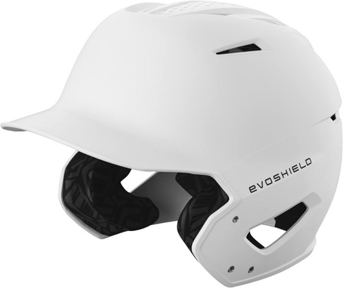 Vist Large View of Product Image Which is New Evoshield XVT MATTE Batting Helmet No Mask White S/M