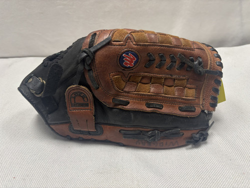 Vist Large View of Product Image Which is Used MacGregor 95740 BB/SB Glove RH Throw Brown 13 1/2"