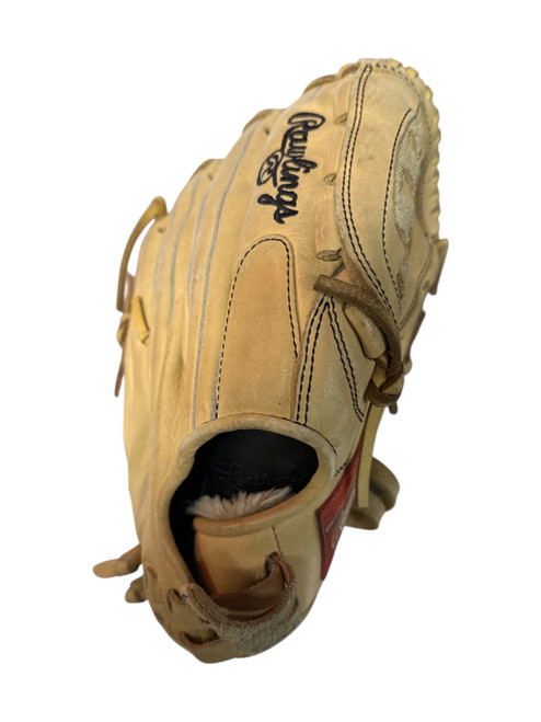Vist Large View of Product Image Which is Used Rawlings GOLF GLOVE ELITE FP BB/SB Glove RH Throw Brown 12"