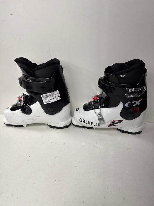 Vist Large View of Product Image Which is Used Dalbello CX2 Boys DH Ski Boot White 215 MP - J03 (new= $150)