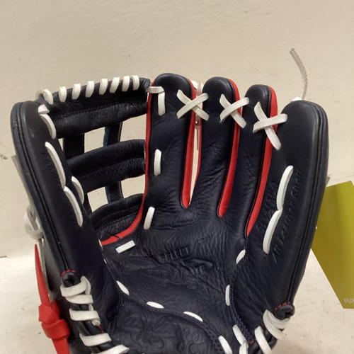 Vist Large View of Product Image Which is Used Rawlings SPL115RA 11.5 RHT BB/SB Glove RH Throw Red 11 1/2"