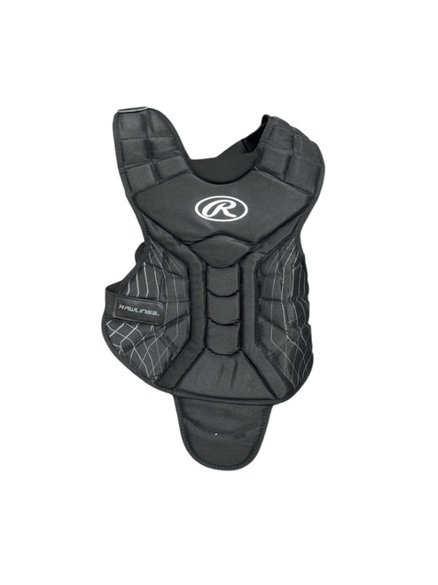 Vist Large View of Product Image Which is Used Rawlings 9-12 Catchers Chest Protector Black Junior