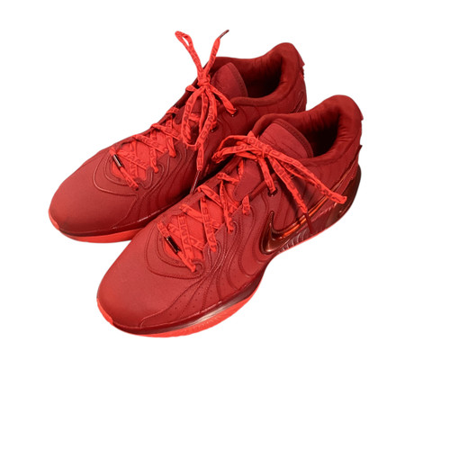 Vist Large View of Product Image Which is Used Nike Basketball Shoes M Red Senior 13.5
