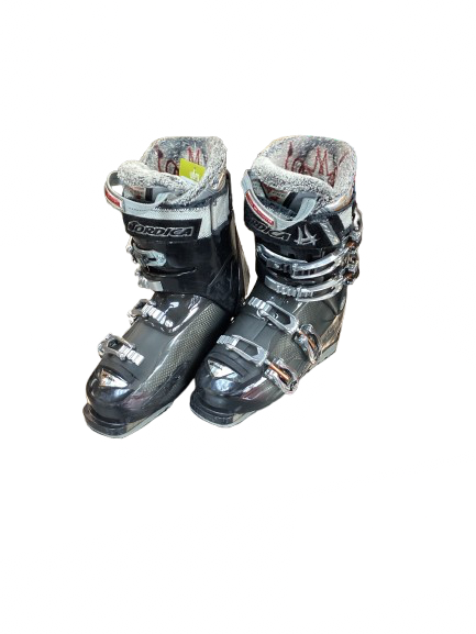 Vist Large View of Product Image Which is Used Nordica HOTROD 80 Womens DH Ski Boot Black 245 MP - M06.5 - W07.5