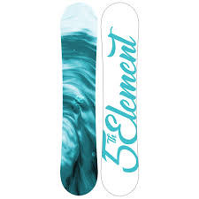 Vist Large View of Product Image Which is NEW 5TH ELEMENT BREEZE WOMENS SNOWBOARD DECK 150CM