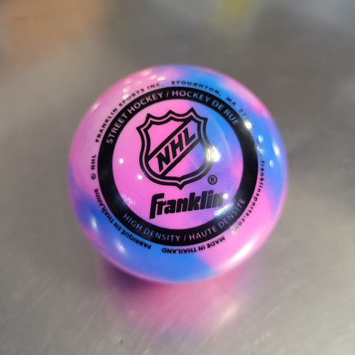 Vist Large View of Product Image Which is New FRANKLIN STREET HOCKEY BALL PINK/PURPLE (EACH)