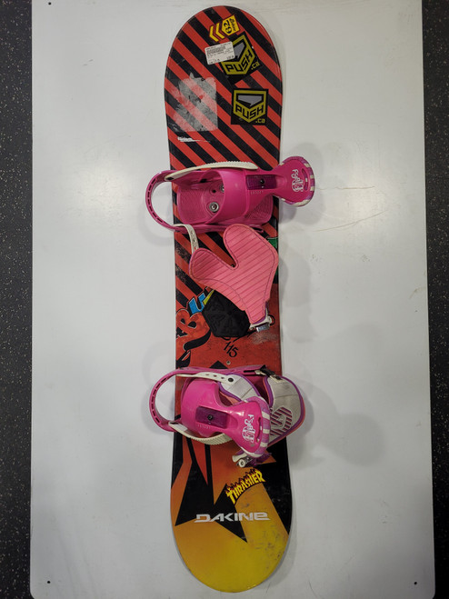 Vist Large View of Product Image Which is Used Burton CHOPPER Boys Board/Binding Red 115 cm