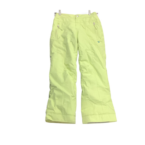 Vist Large View of Product Image Which is Used Obermeyer TEEN SNOW PANTS Snow Pants Y Lime Green MD