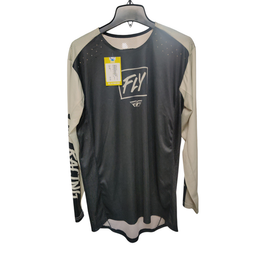 Vist Large View of Product Image Which is Used Fly Racing Motocross Adult Top Grey Medium