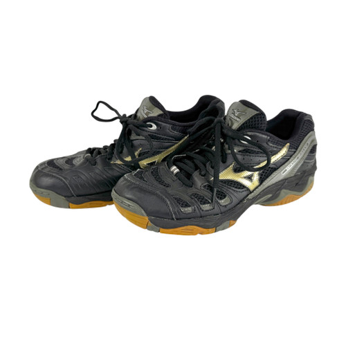 Used Mizuno WAVE RALLY  Volleyball Shoes Black Women's 7.5 11506-S000230828