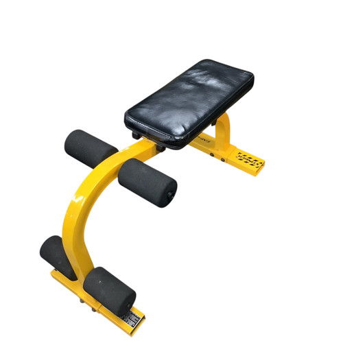 Vist Large View of Product Image Which is Used Stinger CAP BARBELL Ab Bench Yellow