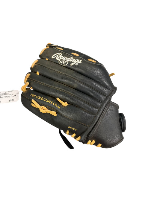 Vist Large View of Product Image Which is Used Rawlings RSB SS13W BB/SB Glove RH Throw Black 13"