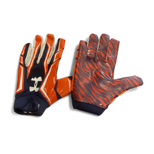 Vist Large View of Product Image Which is Used Under Armour FOOTBALL GLOVES FB Gloves Red 4X