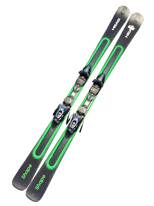 Vist Large View of Product Image Which is Used Head V5 Mens Downhill Ski/Binding Green 170 cm