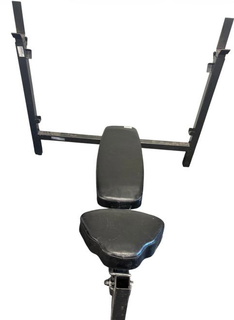 Vist Large View of Product Image Which is Used Northern Lights INCLINE BENCH W/RACK Olympic Bench