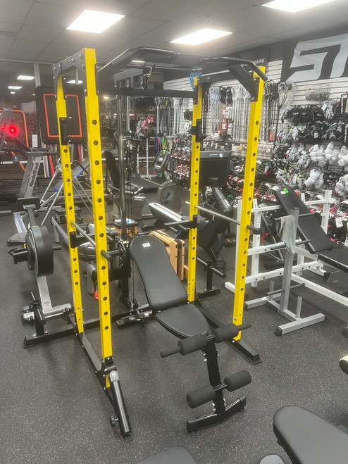 Vist Large View of Product Image Which is Used POWER CAGE/LAT Home Gym No Plates