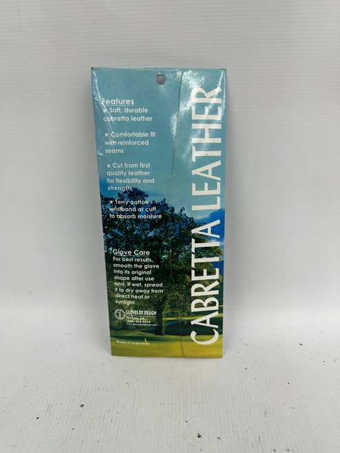 Vist Large View of Product Image Which is Used Mens Golf Glove White MD