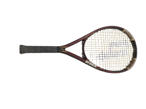 Vist Large View of Product Image Which is Used Prince TRIPLE THREAT VIPER 115 OS Adult Tennis Racquet Maroon 4 3/8"
