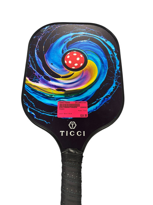 Vist Large View of Product Image Which is Used TICCI Pickleball Racquet Royal Blue