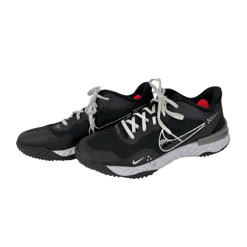 Vist Large View of Product Image Which is Used Nike ALPHA HUARACHE 3 Baseball Turf Shoes Black Men's 7