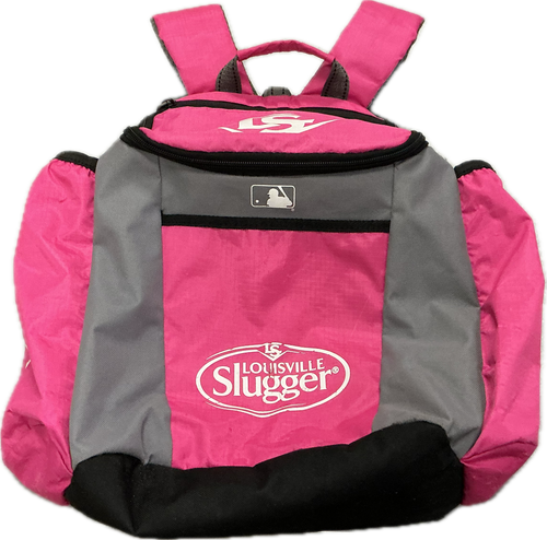 Vist Large View of Product Image Which is Used Louisville Slugger BATPACK BB/SB Player Backpack Pink