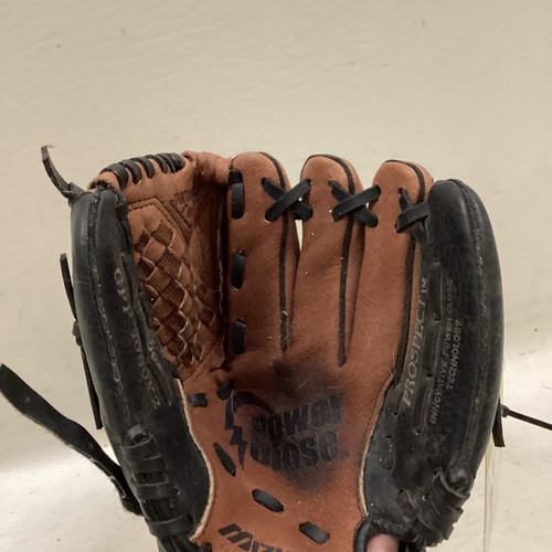 Vist Large View of Product Image Which is Used Mizuno GPP 1000Y2 BB/SB Glove RH Throw Brown 10"