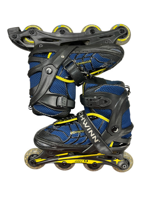 Vist Large View of Product Image Which is Used Schwinn ABEC 5 Senior Rec Fitness Skates Royal Blue Adjustable