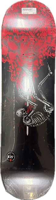 Vist Large View of Product Image Which is Used Zero DEATH TO EGO Skateboard Deck Only Black 8 1/2"