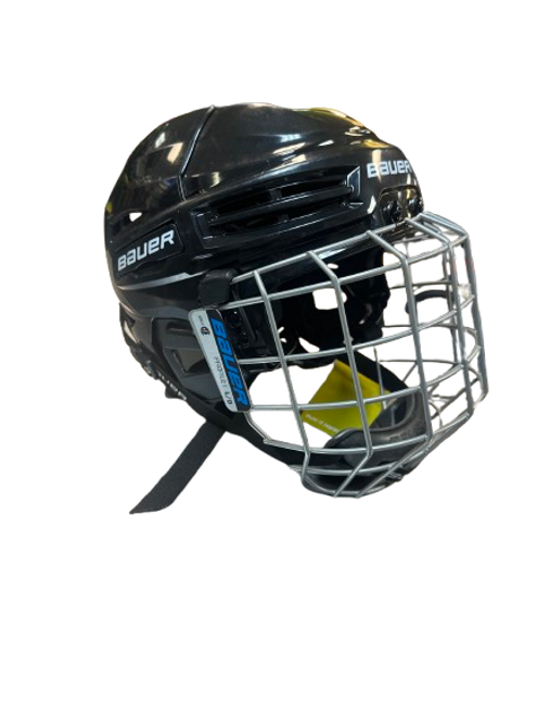 Vist Large View of Product Image Which is Used Bauer IMS 5.0 HELMET Helmet Cage Combo Black LG