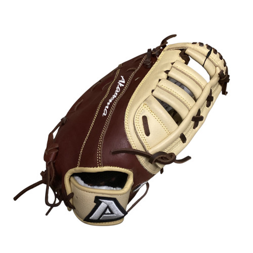 Vist Large View of Product Image Which is Used Akadema STEERHIDE BB/SB First Base RH Throw Tan 11 1/2"