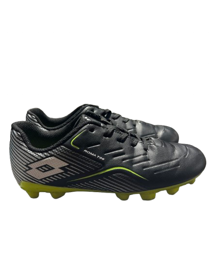 Vist Large View of Product Image Which is Used Lotto ROMA 700 Soccer Cleats Black Junior 02.5