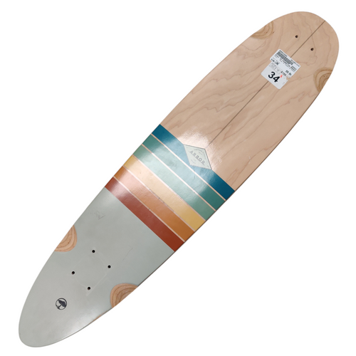 Vist Large View of Product Image Which is Used Arbor 34 FOUNDATION BREACH Longboard Natural Deck