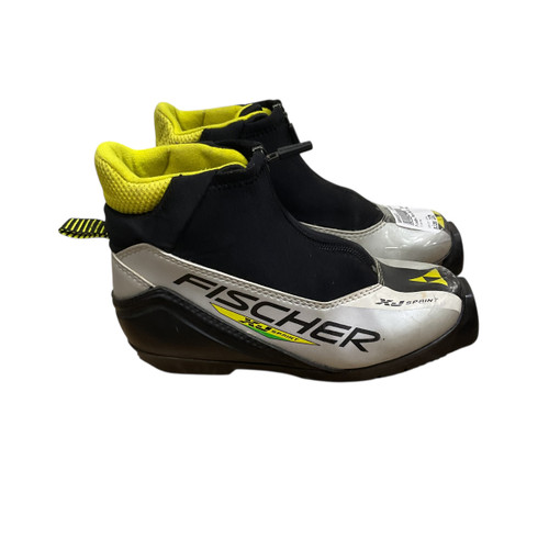 Vist Large View of Product Image Which is Used Fischer Boys SNS XC Ski Boots Grey JR-01.5
