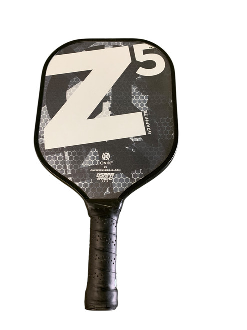 Vist Large View of Product Image Which is Used ONIX Z5 Pickleball Racquet Black