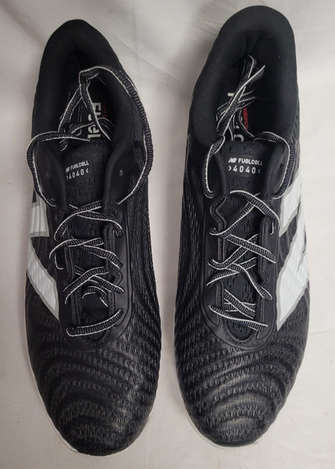 Vist Large View of Product Image Which is Used New Balance FUELCELL 4040 BB/SB Cleats Black Senior 12