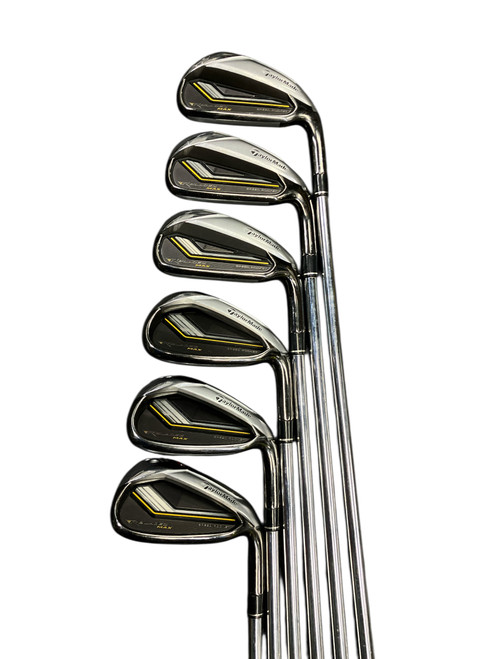 Vist Large View of Product Image Which is Used Taylormade ROCKETBLADEZ MAX Mens Iron Set RH 5I-PW