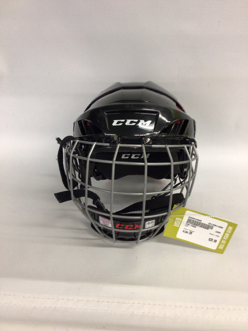 Vist Large View of Product Image Which is Used CCM FM50 Helmet Cage Combo Black SM
