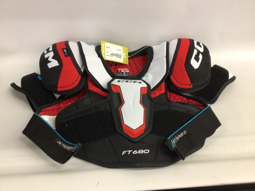 Vist Large View of Product Image Which is Used CCM FT680 Senior Shoulder Pads SM