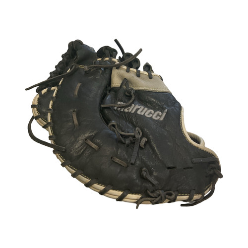 Vist Large View of Product Image Which is Marucci SOXBOW SERIES BB/SB First Base RH Throw Black 12 3/4"