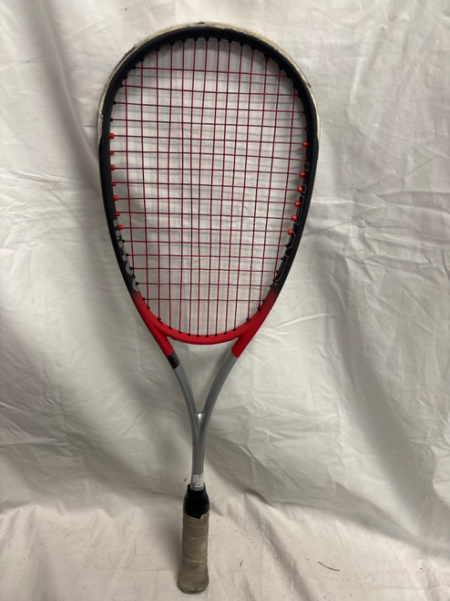 Vist Large View of Product Image Which is Used Head TITANIUM Adult Squash Racquet Black 4 3/8"