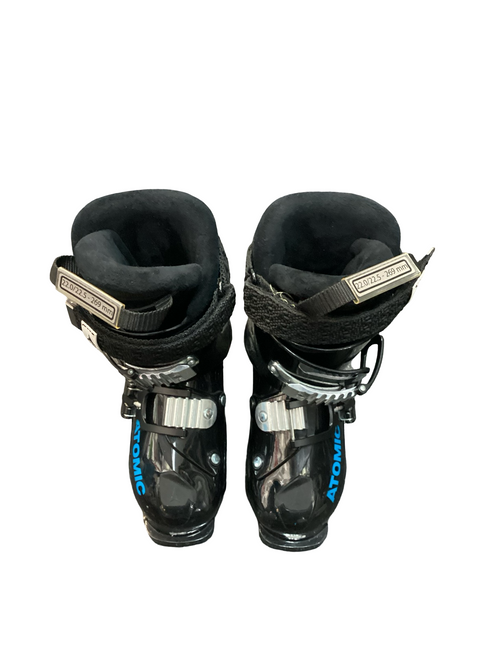 Vist Large View of Product Image Which is Used Atomic LIVEFIT R80 Boys DH Ski Boot Black 220 MP - J04 - W05