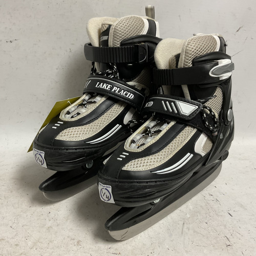 Vist Large View of Product Image Which is Used Lake Placid SUMMIT 1-4 Boys Softboot Skate Black Adjustable