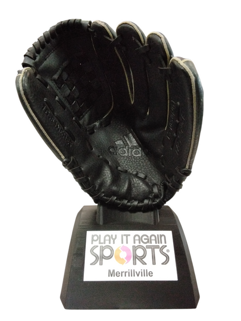 Vist Large View of Product Image Which is Used Adidas TS1050NGT BB/SB Glove RH Throw Black 10 1/2"