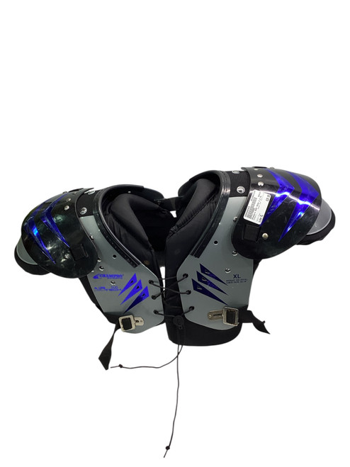 Vist Large View of Product Image Which is Used Champro AIR TECH 3.2 XL FB Shoulder Pads Grey XL