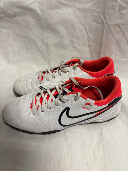 Vist Large View of Product Image Which is Used Nike Soccer Indoor Shoes White Senior 7.5