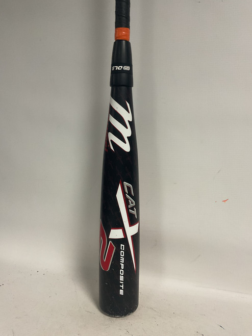 Vist Large View of Product Image Which is Used Marucci CAT X COMPOSITE BB/SB USSSA 2 3/4 Bat 27"