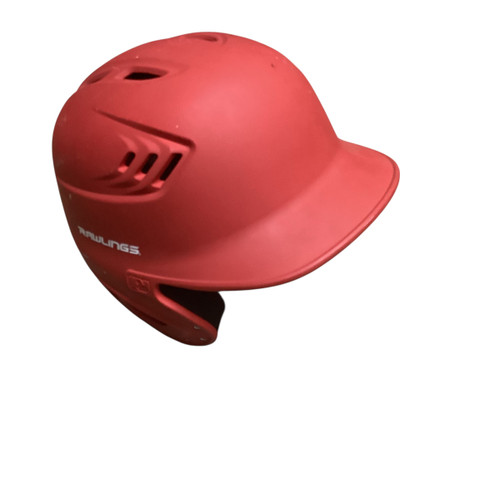 Vist Large View of Product Image Which is Used Rawlings R16J-R1 Batting Helmet No Mask Red M/L